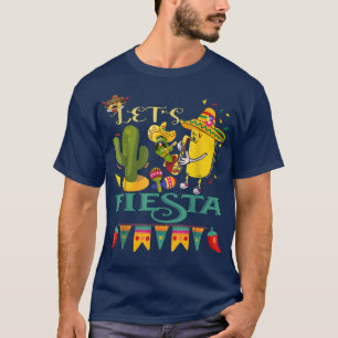 Camiseta Vamos Fiesta Avocado E Tacos Cinco De Mayo Mexican