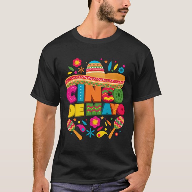 Camiseta Vamos Fiesta Cinco De Mayo (Frente)