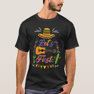 Camiseta Vamos Fiesta Cinco De Mayo, Homens Do Partido Mexi
