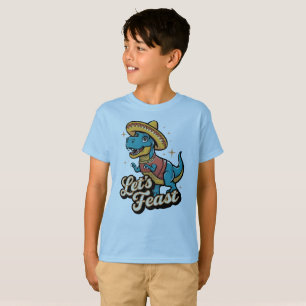 Camiseta Vamos Fiesta Dinossaur Cinco De Mayo Toddler Boys