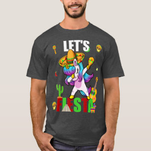 Camiseta VAMOS FIESTA engraçado unicórnio mexicano méxico c