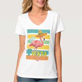 Camiseta Vamos Fiesta Flamingo Cinco De Mayo