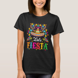 Camiseta Vamos Fiesta Funny Cinco Mulheres Homens De Mayo C
