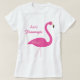 Camiseta Vamos Flamingle T Shirt (Frente do Design)