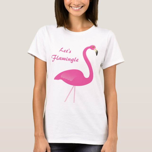 Camiseta Vamos Flamingle T Shirt (Frente)