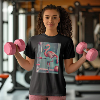 Camiseta Vamos Flamingle - Visto Flamingo - Workout Gym