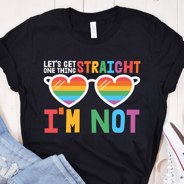 Camiseta Vamos ganha um Hetero que não sou orgulho LGBTQ (Criador carregado)