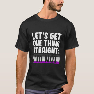 Camiseta Vamos ganha uma coisa Hetero Não sou Asex Bissexua