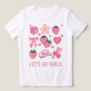 Camiseta Vamos Garotas, Festa de solteira de Cowgirl Disco
