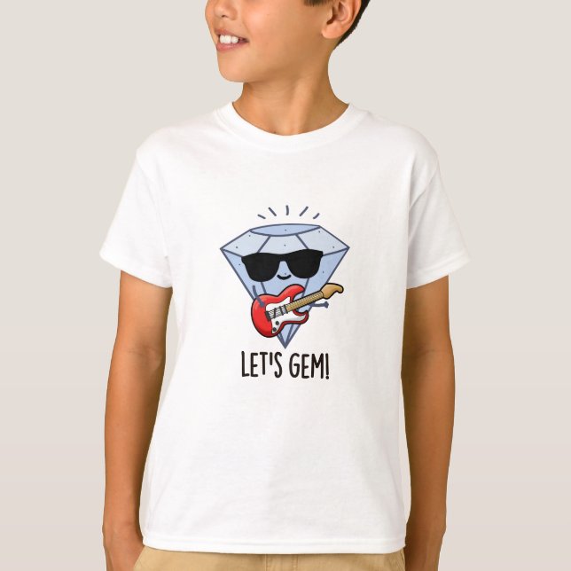 Camiseta Vamos Gem Funny Jewel Pun (Frente)
