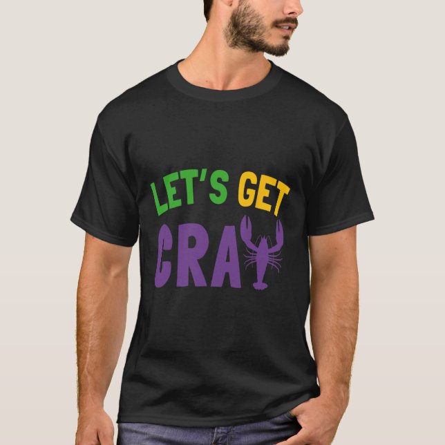 Camiseta Vamos Get Cray Mardi Gras (Frente)