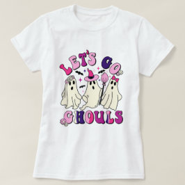 Camiseta Vamos Ghouls Halloween Ghost Costume