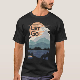 Camiseta Vamos Go Adventure Graphic Minimalist Mountain Cam