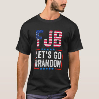 Camiseta Vamos Go Brandon Chant USA Flag Anti Meme Biden Ch