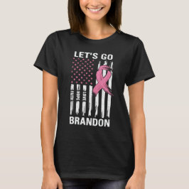 Camiseta Vamos Go Brandon Mês de consciência do câncer de m