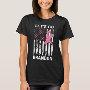 Camiseta Vamos Go Brandon Mês de consciência do câncer de m