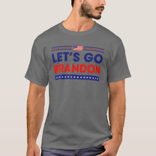 Camiseta Vamos Go Brandon Patriótico Engraçado Sarcast Polí