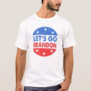 Camiseta Vamos Go Brandon S Estilo De Vintagem Retroativa D