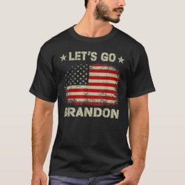 Camiseta Vamos Go Branson Brandon American Flag Impeach