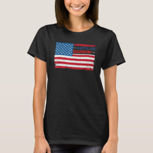 Camiseta Vamos Go Darwin Funny Trendy Sarcastic American Fl