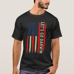 Camiseta Vamos Go Darwin Sarcastic dizendo que a bandeira d