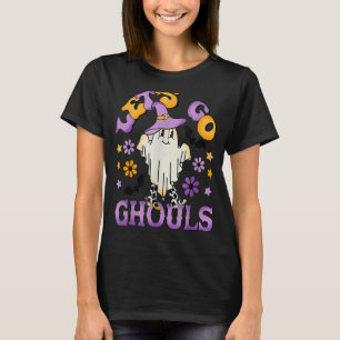 Camiseta Vamos Go Ghouls Groovy Halloween