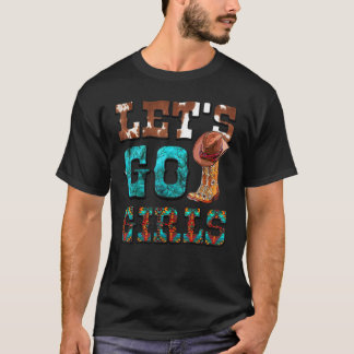 Camiseta Vamos Go Girls Vintage Western Country Cowgirl Boo
