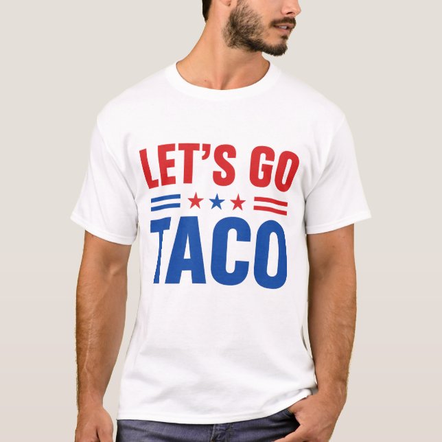 Camiseta Vamos Go Taco US Flag (Frente)