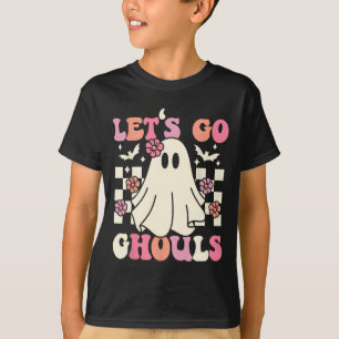 Camiseta Vamos Ir Ghouls Halloween Ghost Costume Retro Groo