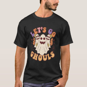 Camiseta Vamos Ir Ghouls Halloween Ghost Outfit Ret