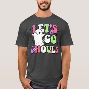 Camiseta Vamos Ir Ghouls Spooky Season Halloween Trick Ou T