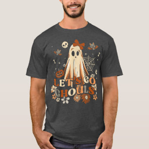 Camiseta Vamos Ir Ghouls Spooky Season Halloween Trick Ou T
