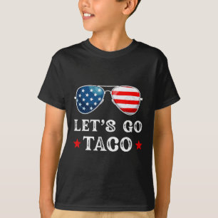 Camiseta Vamos Ir Taco Trump Sempre Frangos De Retro Sung