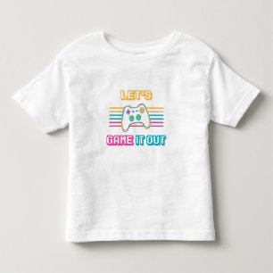 Camiseta Vamos jogar ao estilo retrô
