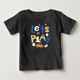 Camiseta Vamos Jogar – Aventura Divertida para Crianças