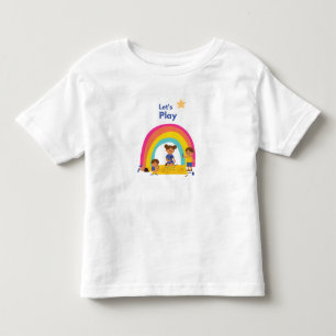 Camiseta Vamos jogar tshirt para crianças 