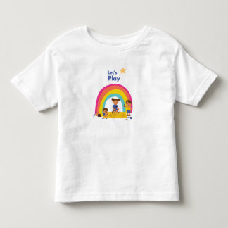 Camiseta Vamos jogar tshirt para crianças
