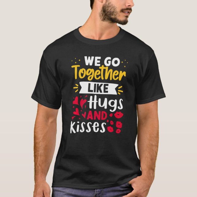 Camiseta Vamos Juntos Como Abraços E Beijos (Frente)