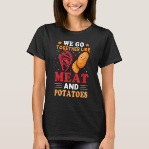 Camiseta Vamos Juntos Como Carne E Batatas
