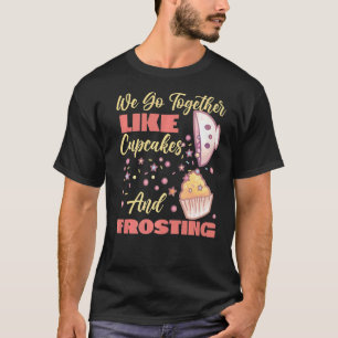 Camiseta Vamos Juntos Como Cupcakes E Glacés
