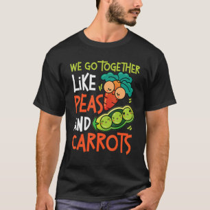Camiseta Vamos Juntos Como Ervilhas E Cenouras
