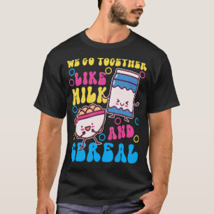 Camiseta Vamos Juntos Como Leite E Cereais