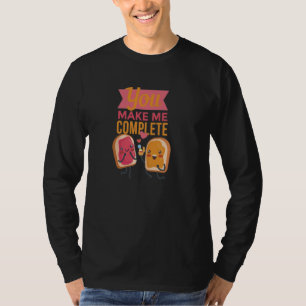 Camiseta Vamos Juntos Como Manteiga de amendoim PB e J e ge