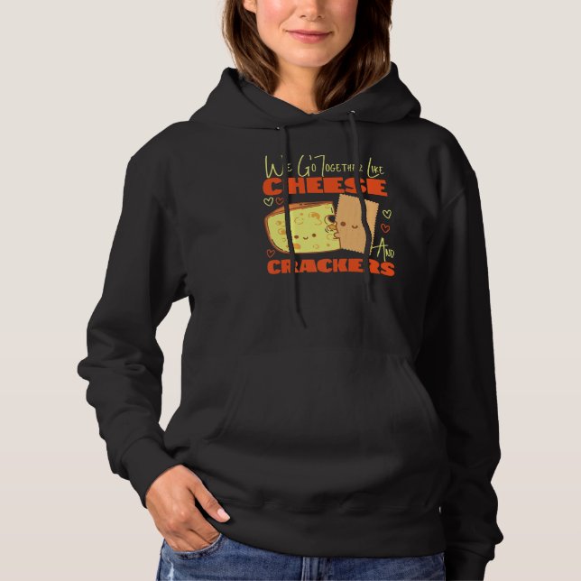 Camiseta Vamos Juntos Como Queijos E Bolachas. (Frente)