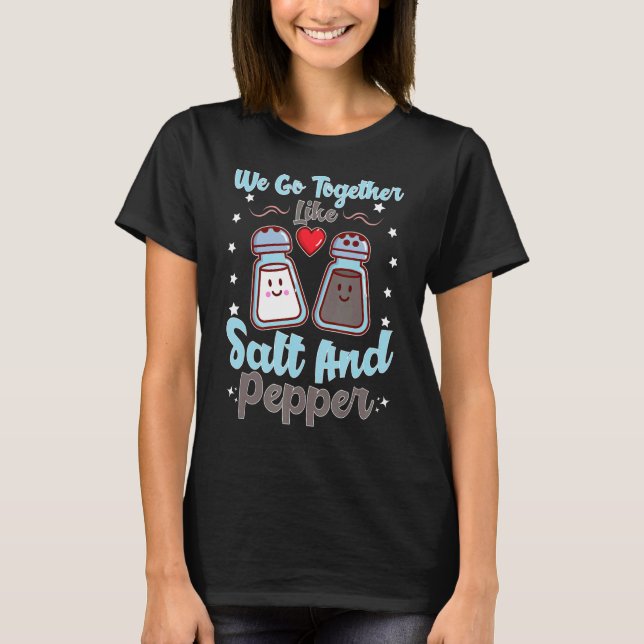 Camiseta Vamos Juntos Como Sal E Pimenta 1 (Frente)