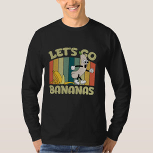 Camiseta Vamos Lá Banana Bunda Retro Banana Engraçado Meme