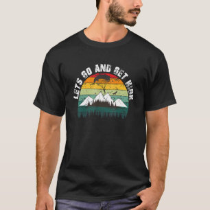 Camiseta Vamos Lá E Ficar Alto Paraquedista Retro do Céu S
