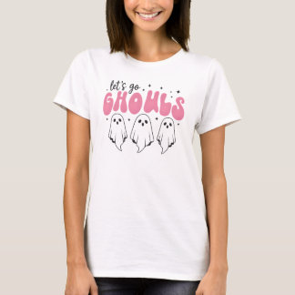 Camiseta "Vamos Lá, Espíritos" Design de Fantasmas de Hallo