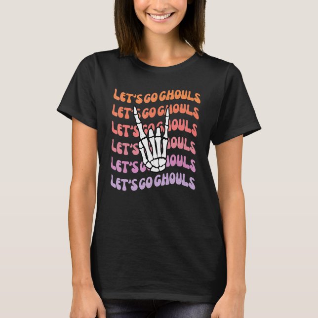 Camiseta Vamos Lá Espíritos Divertidos Até Que a Morte Nos  (Frente)