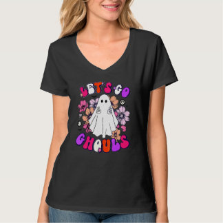 Camiseta Vamos Lá Espíritos Halloween Retro Despedida de So